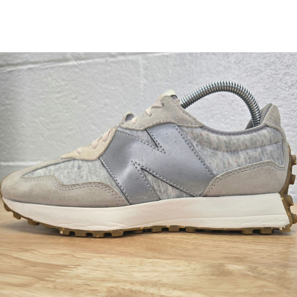 New Balance 327 Rain Cloud Rose Water Women's 9 Gray Suede Sneakers WS327WS